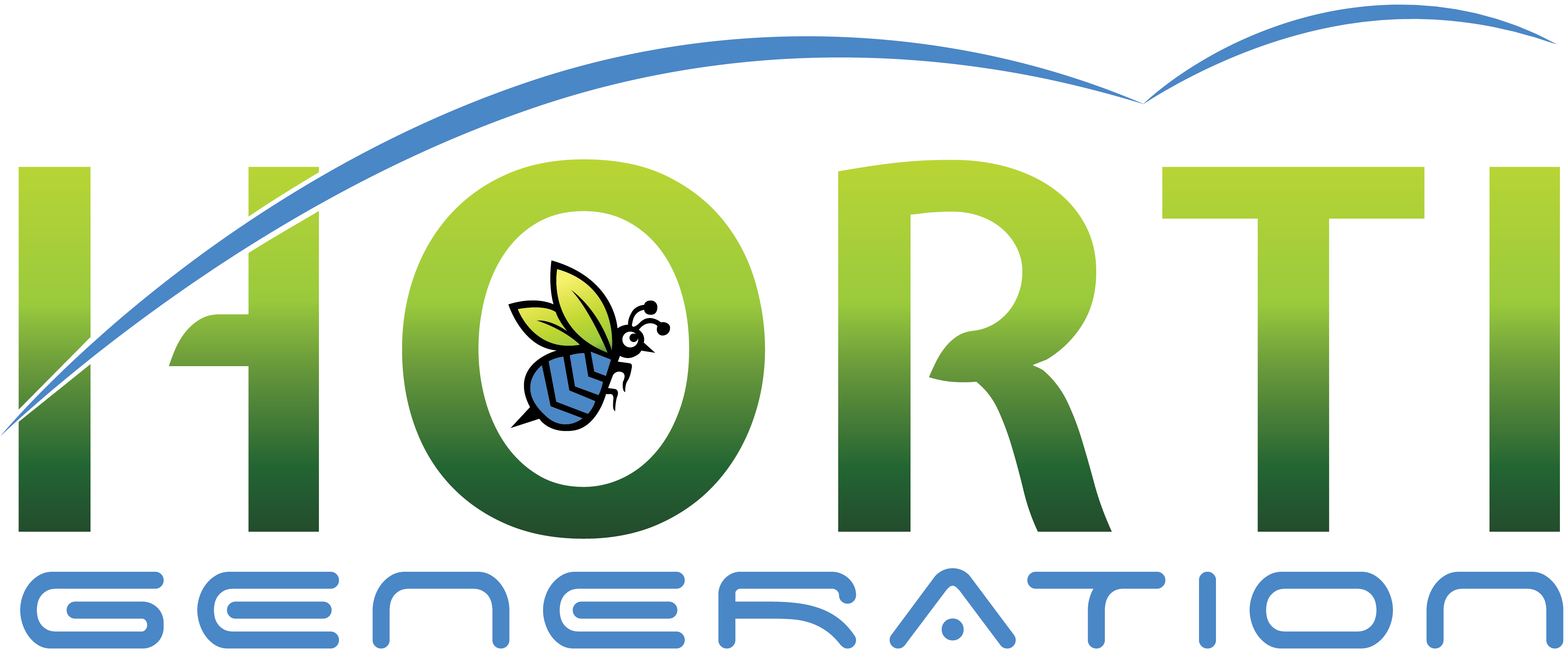 Horti Logo white thicker